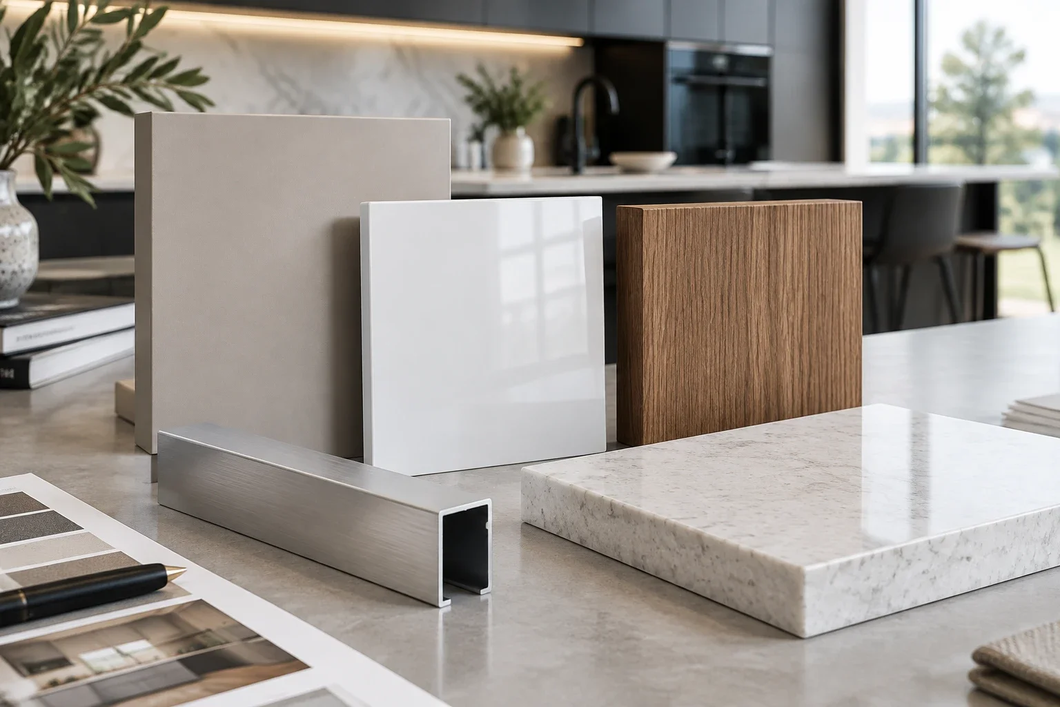 انواع متریال در ساخت کابینت مدرن
