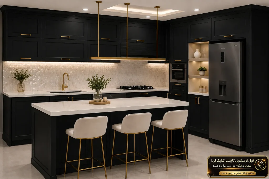 کابینت پلی اورتان طراحی تخصصی بهشت کابین