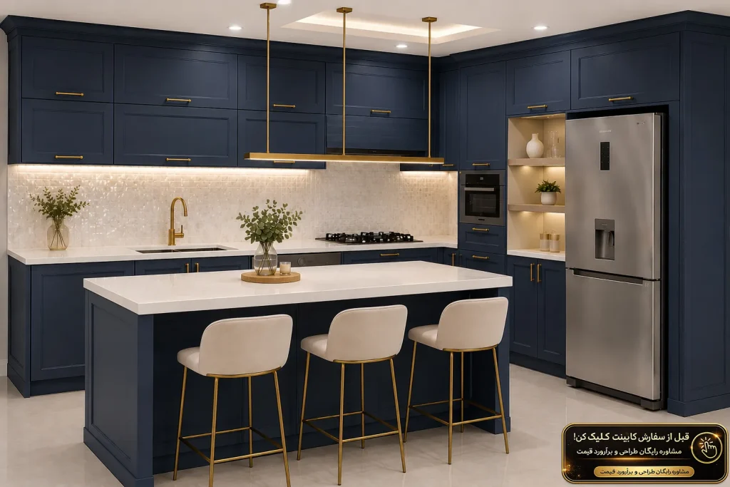 کابینت پلی اورتان طراحی تخصصی بهشت کابین